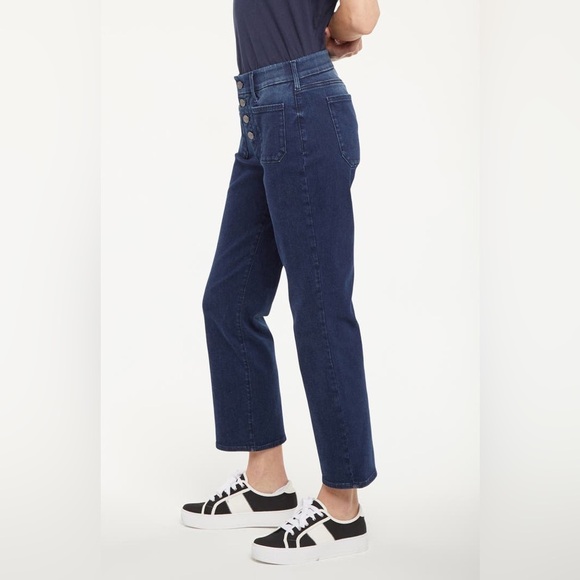 NYDJ Waist Match Marilyn Straight Ankle Jeans w/ Button Fly - Picture 4 of 9